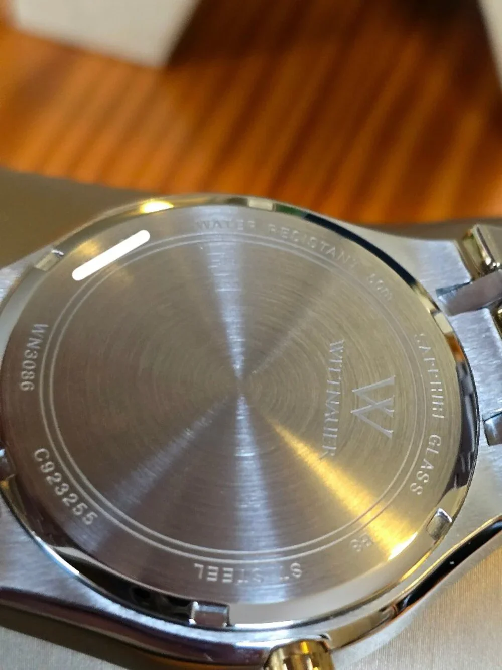 Wittnauer Men's, Diamonds, Sapphire, $795 MSRP, 44mm, WN3086 Laureate Collection